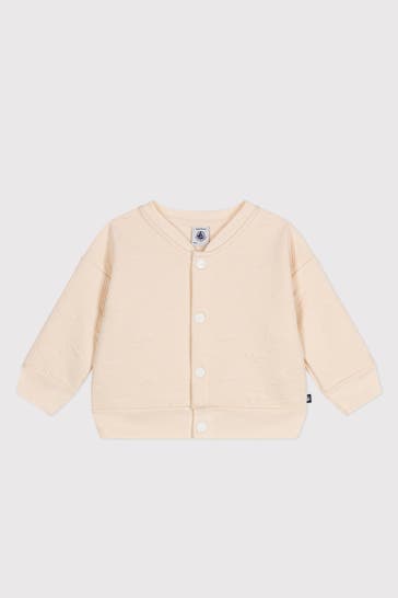 PETIT BATEAU Sweatblouson creme