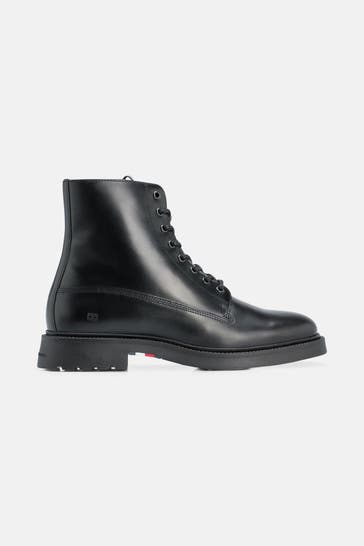 TOMMY HILFIGER Schnürboots 'Soho' schwarz