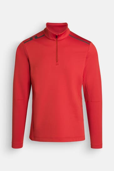 J.LINDEBERG SPORTSWEAR Midlayer 'Vinnie' rot