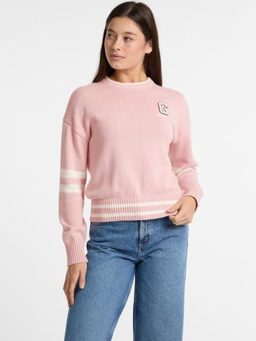 GUESS Strickpullover rosa