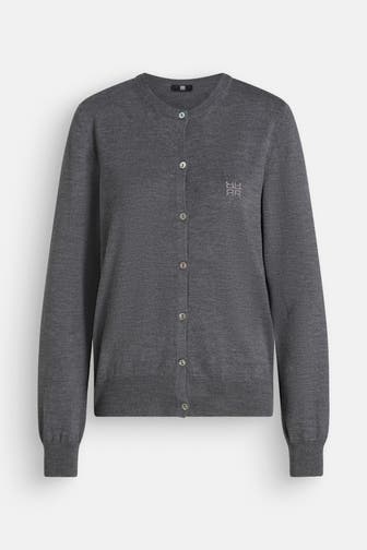 RIANI Strickjacke grau