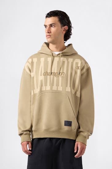 CHAMPION Hoodie graugrün