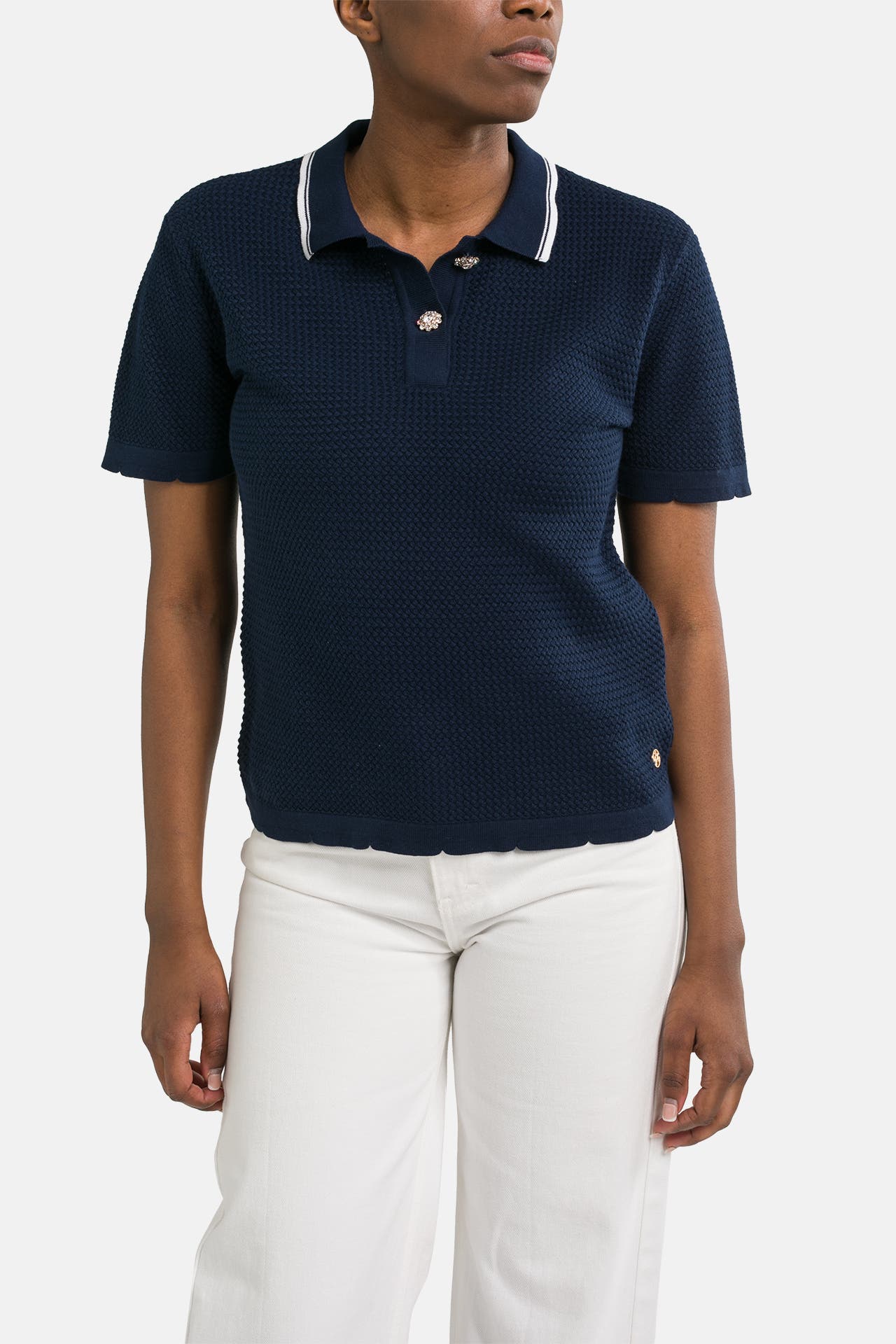 LA MARTINA Polo-Shirt 'Yesmina' navy, Bild 1