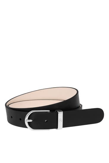 AIGNER - Ledergürtel schwarz