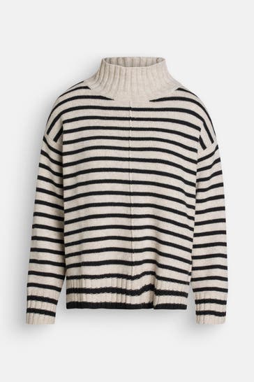 PART TWO Wollmix-Pullover 'Lilye' gestreift