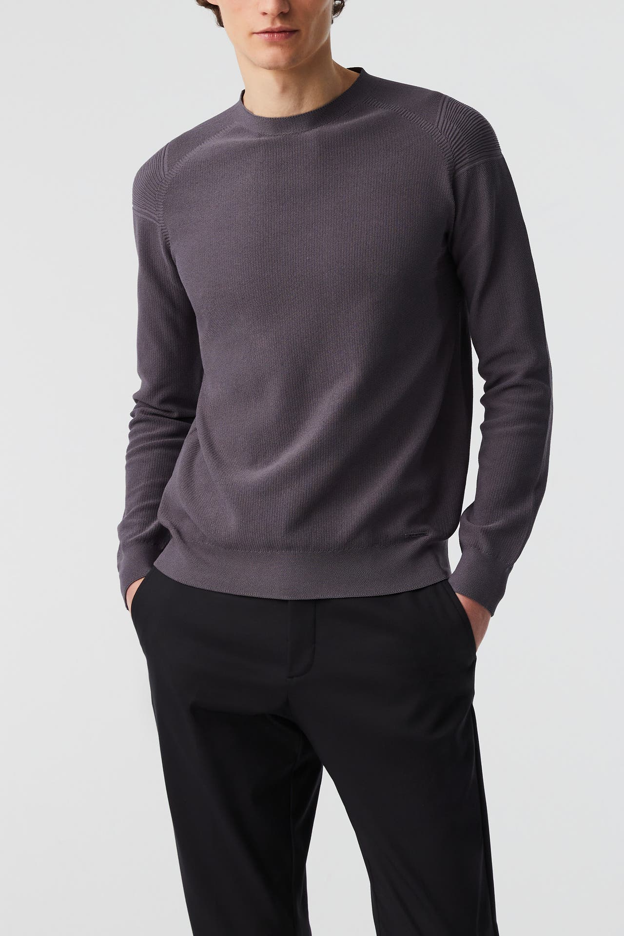 ALPHATAURI Strickpullover grau, Bild 1