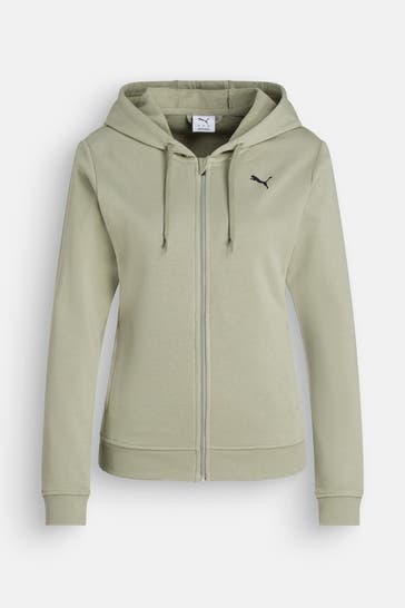 PUMA Sweatjacke graugrün