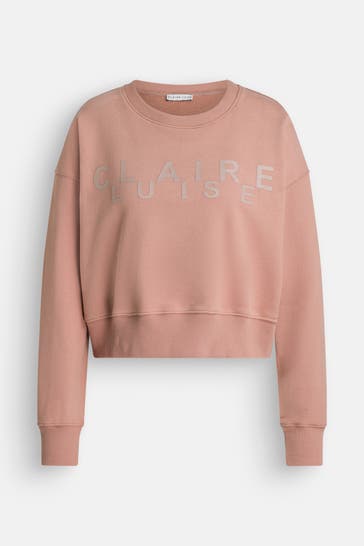 CLAIRE LUISE Sweatshirt hellbraun