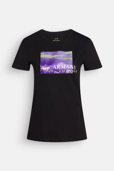 ARMANI EXCHANGE T-Shirt schwarz
