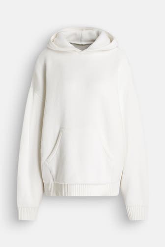 BLACK PALMS Strickhoodie 'Kahla' offwhite