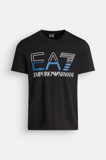 EA7 T-Shirt schwarz