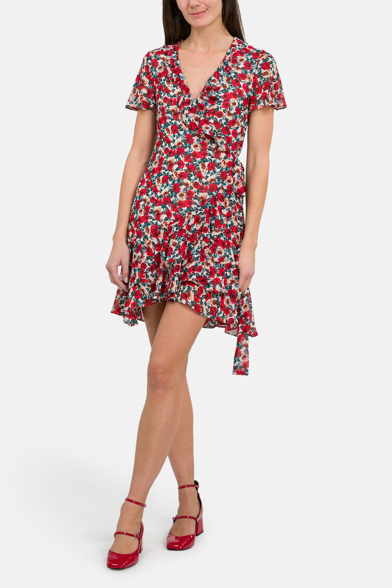 CLAIRE LUISE Wickelkleid floral, Bild 1