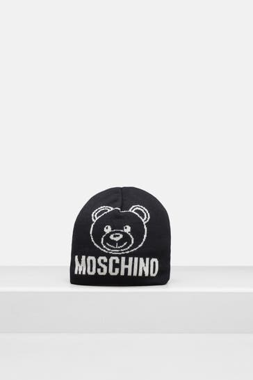 LOVE MOSCHINO Wollmix-Mütze zweifarbig