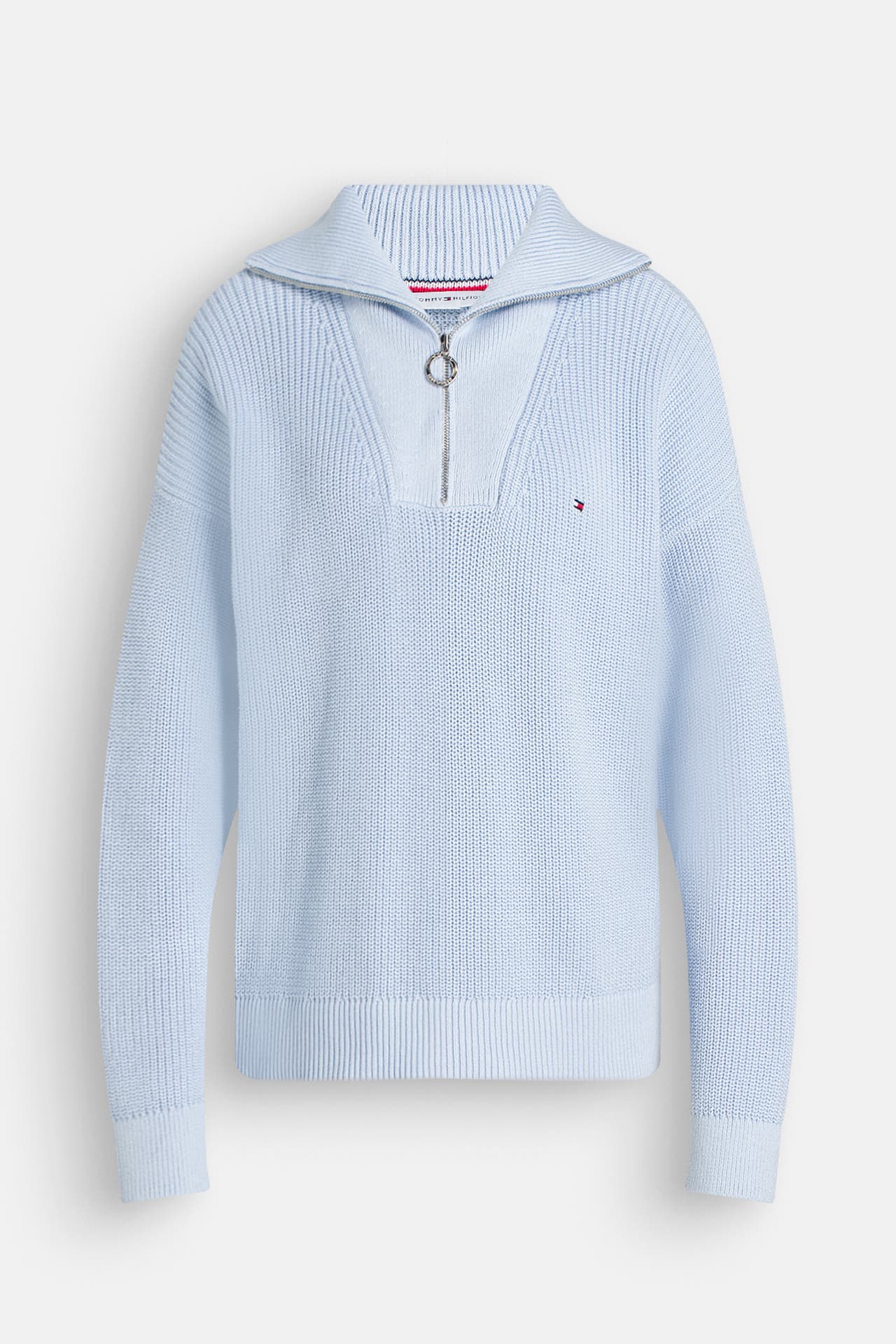 Wunderbar Blauer Strickpullover Damen Bilder