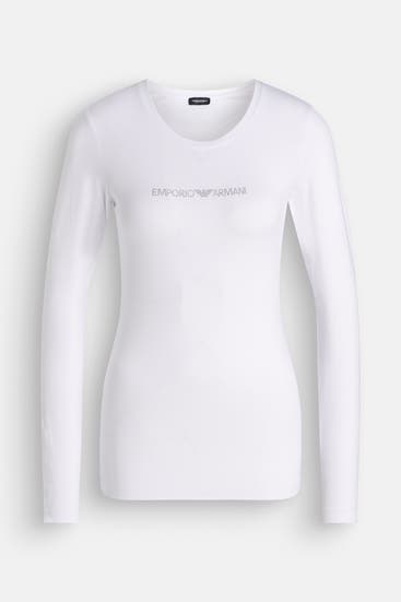 EMPORIO ARMANI - Longsleeve weiß