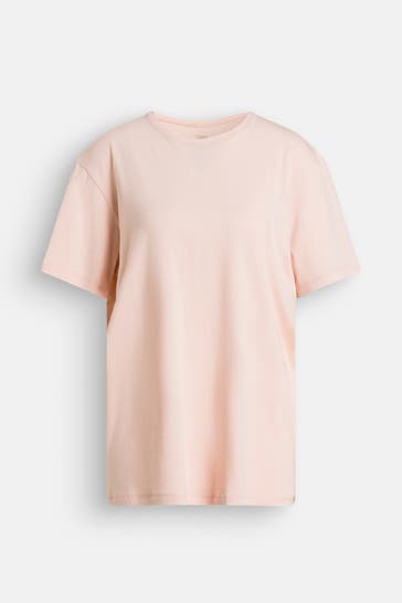 ORGANIC BASICS T-Shirt 'Easy' hellrosa