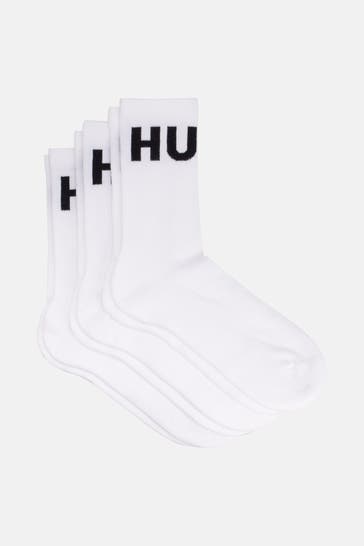 HUGO 3er-Pack Socken weiß