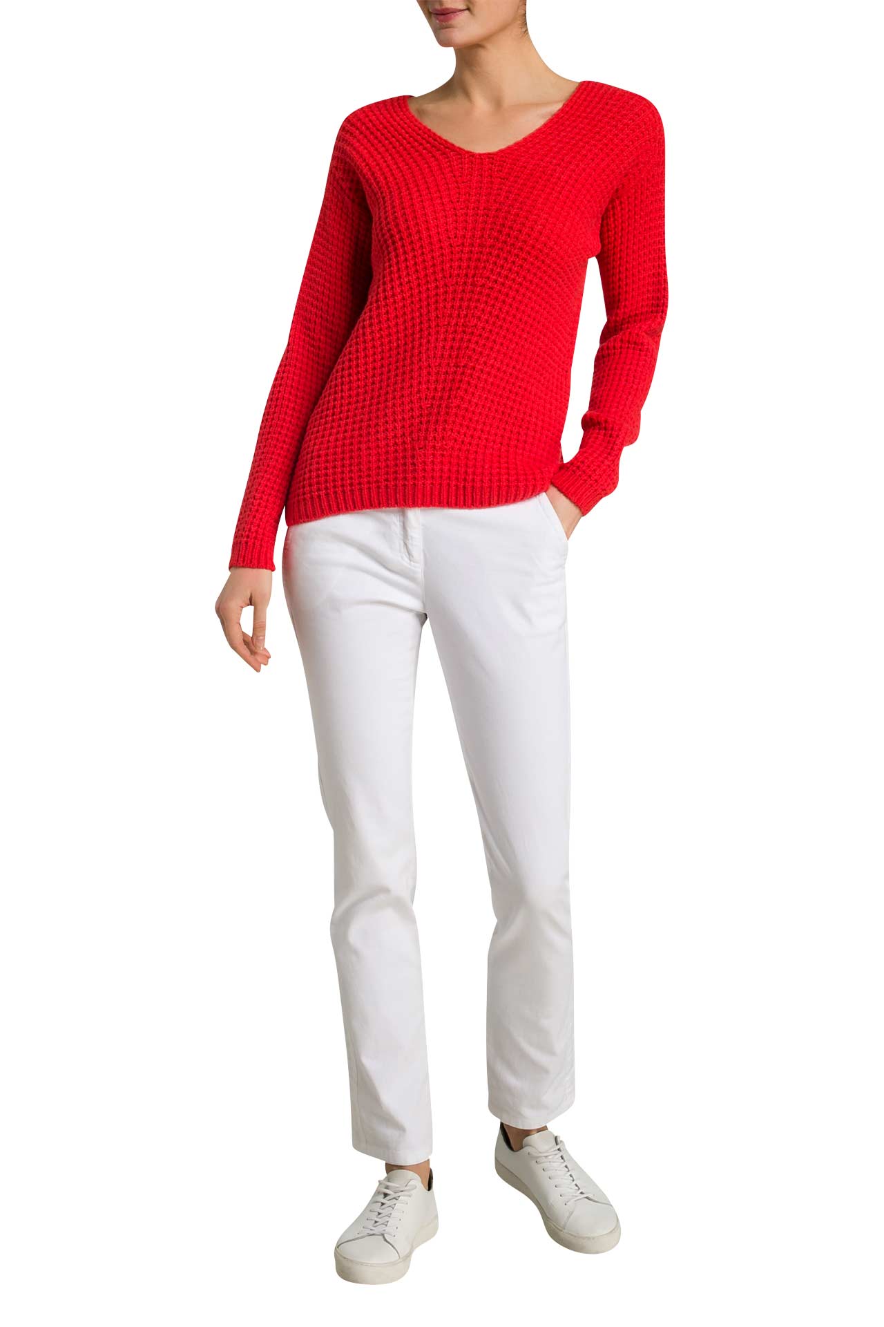 MARC CAIN Strickpullover rot, Bild 1