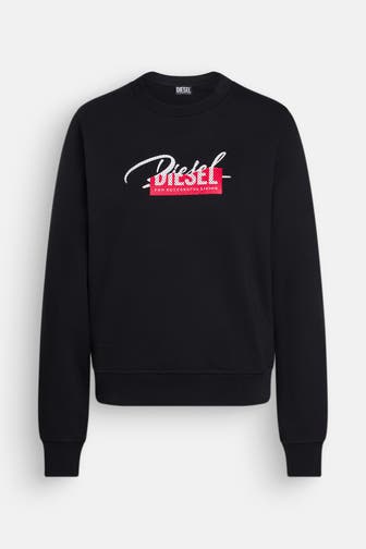DIESEL Sweatshirt schwarz