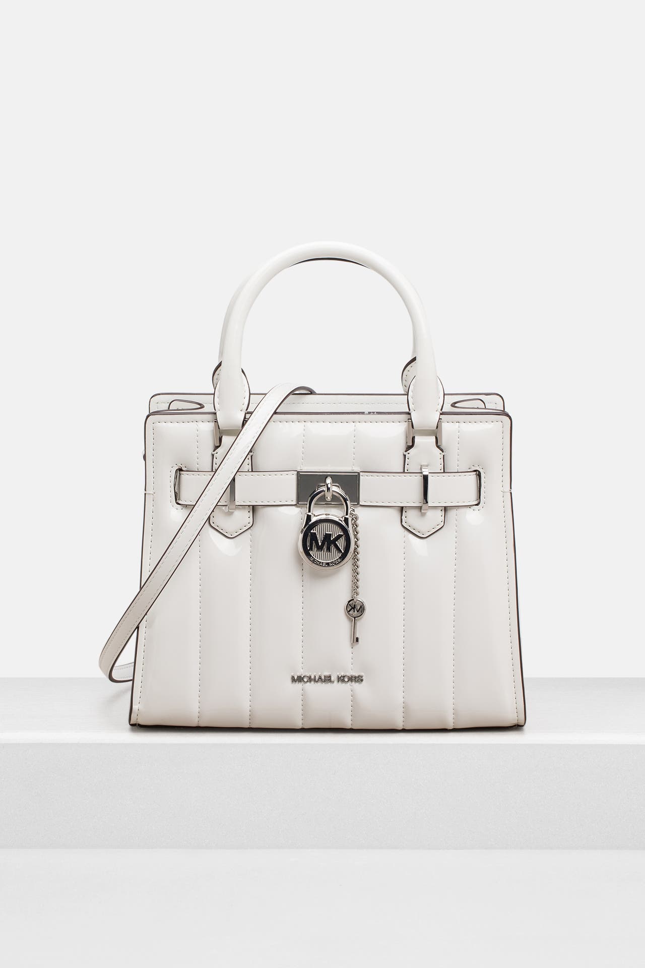 MICHAEL MICHAEL KORS Handtasche 'Hamilton' weiß, Bild 1