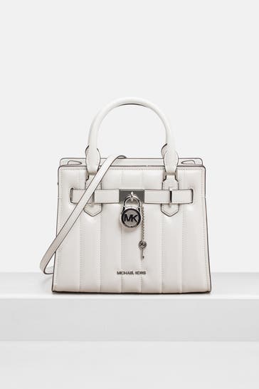 MICHAEL MICHAEL KORS Handtasche 'Hamilton' weiß