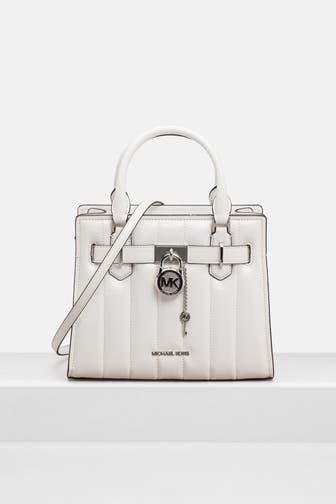 MICHAEL MICHAEL KORS Handtasche 'Hamilton' weiß