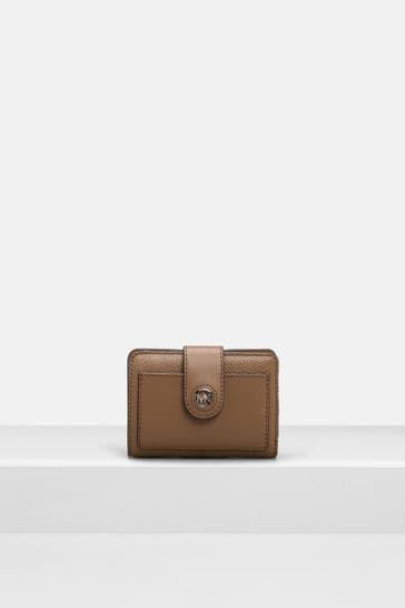 MICHAEL MICHAEL KORS Leder-Geldbörse braun