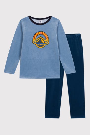 PETIT BATEAU Pyjama blau