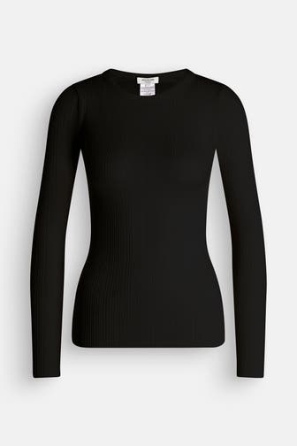 ROSEMUNDE Seidenmix-Longsleeve 'Elise' schwarz