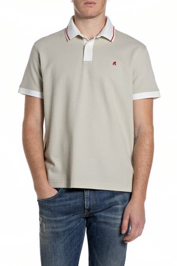 REPLAY Polo-Shirt greige