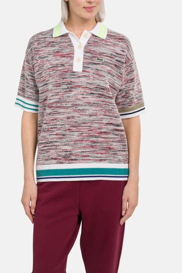 LACOSTE Wollmix-Polo mehrfarbig