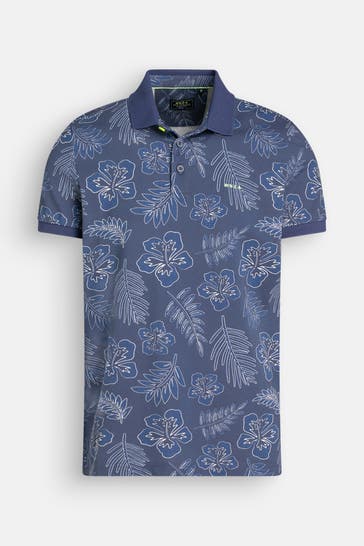 NEW ZEALAND AUCKLAND Polo-Shirt gemustert