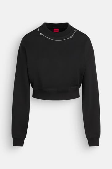 HUGO Sweatshirt 'Dewita' schwarz