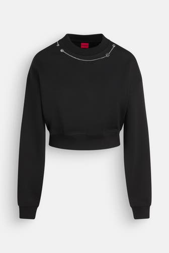 HUGO Sweatshirt 'Dewita' schwarz