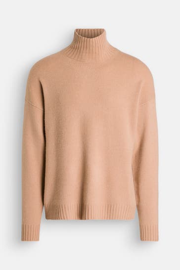FTC Kaschmirmix-Pullover hellbraun