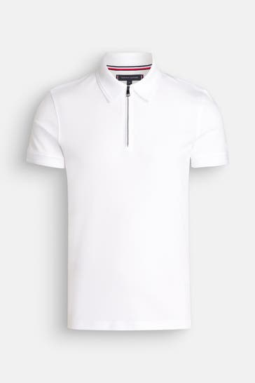 TOMMY HILFIGER Polo-Shirt weiß