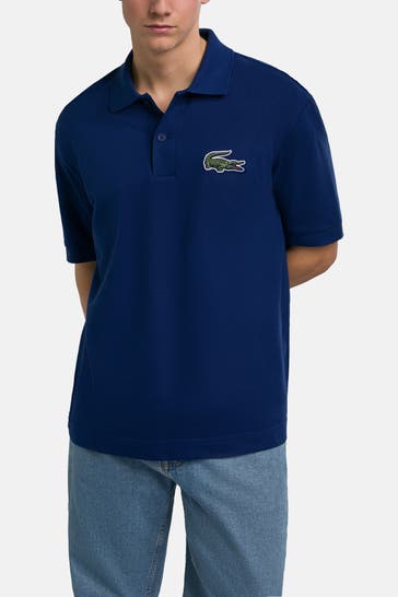 LACOSTE Polo-Shirt blau unisex