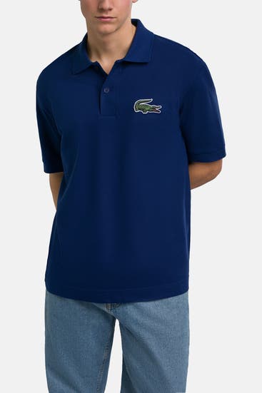 LACOSTE - Polo-Shirt blau unisex