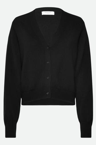 ROSEMUNDE Kaschmir-Strickjacke schwarz