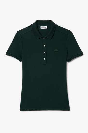 LACOSTE Polo-Shirt dunkelgrün