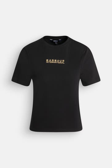 BARBOUR INTERNATIONAL Strickshirt schwarz