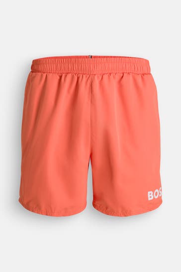BOSS Badeshorts 'Seal' orange