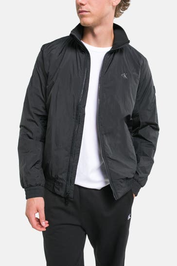 CALVIN KLEIN Trainingsjacke schwarz