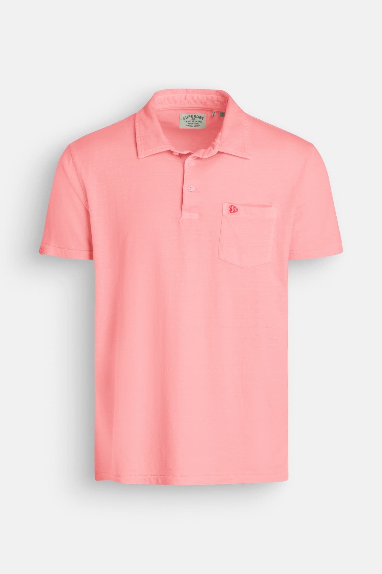SUPERDRY Polo-Shirt neonorange, Bild 1