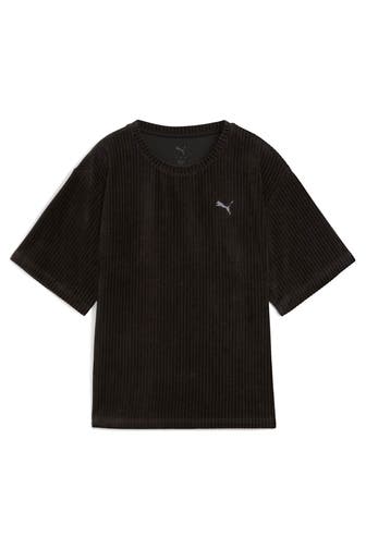 PUMA T-Shirt grauschwarz