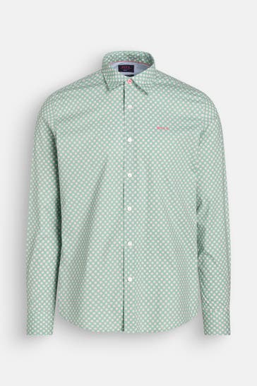 NEW ZEALAND AUCKLAND Casual-Hemd gemustert Regular Fit