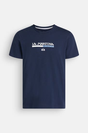 LA MARTINA T-Shirt dunkelblau
