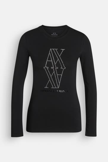 ARMANI EXCHANGE Longsleeve schwarz