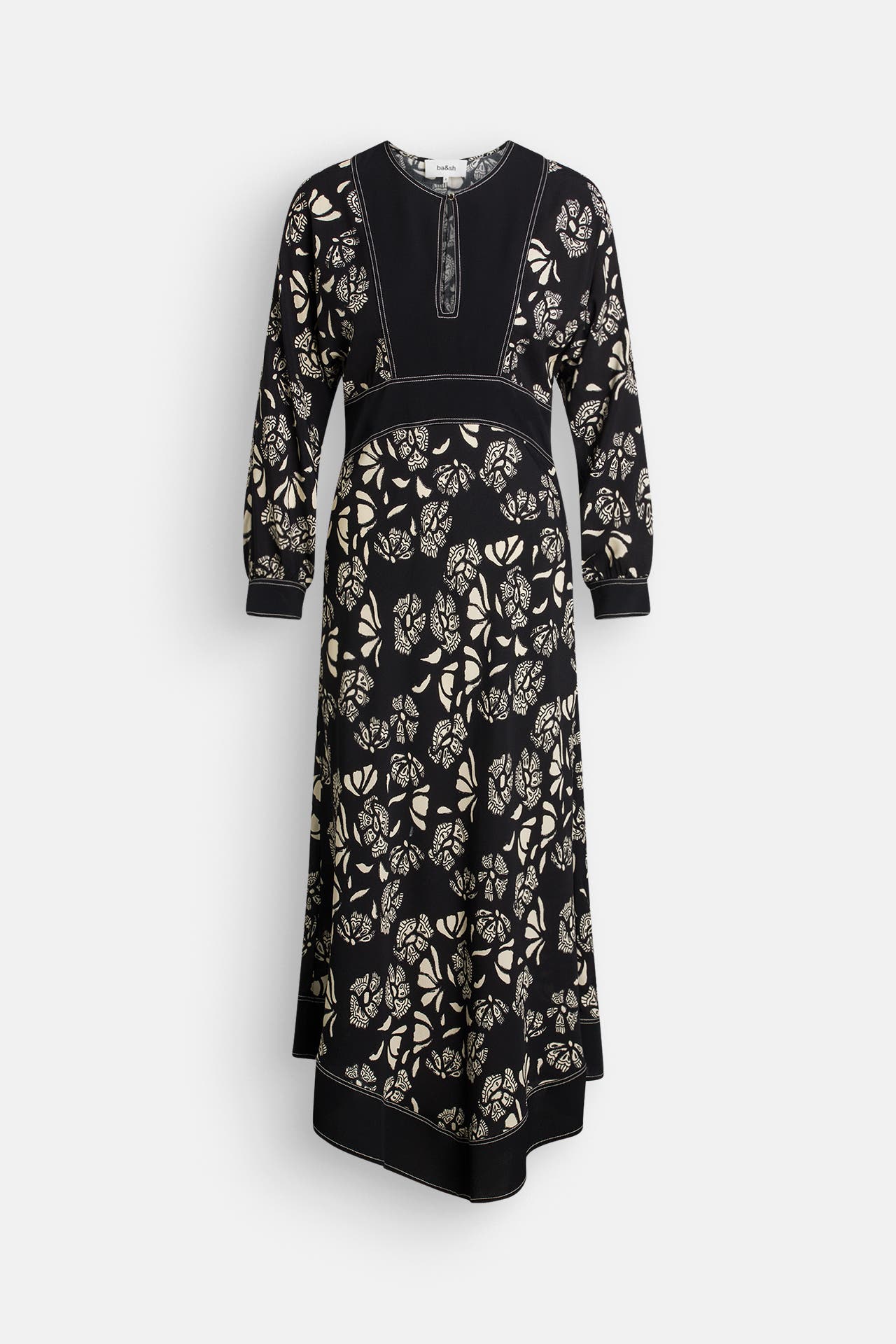 BA&SH Casual-Kleid 'Aude' gemustert, Bild 1