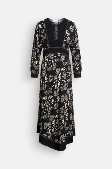 BA&SH Casual-Kleid 'Aude' gemustert